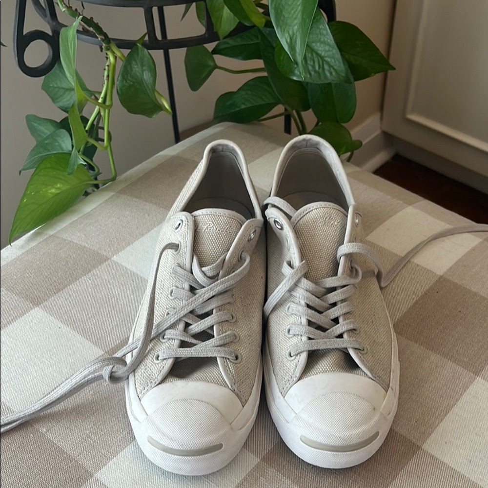 Converse Jack Purcell Sand Colour Mens Sneakers